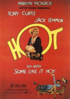 Marilyn Monroe some like it hot poster