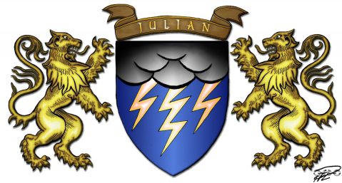 julians-emblem-farglagd-vapenskold-blixtar-lejon-resize